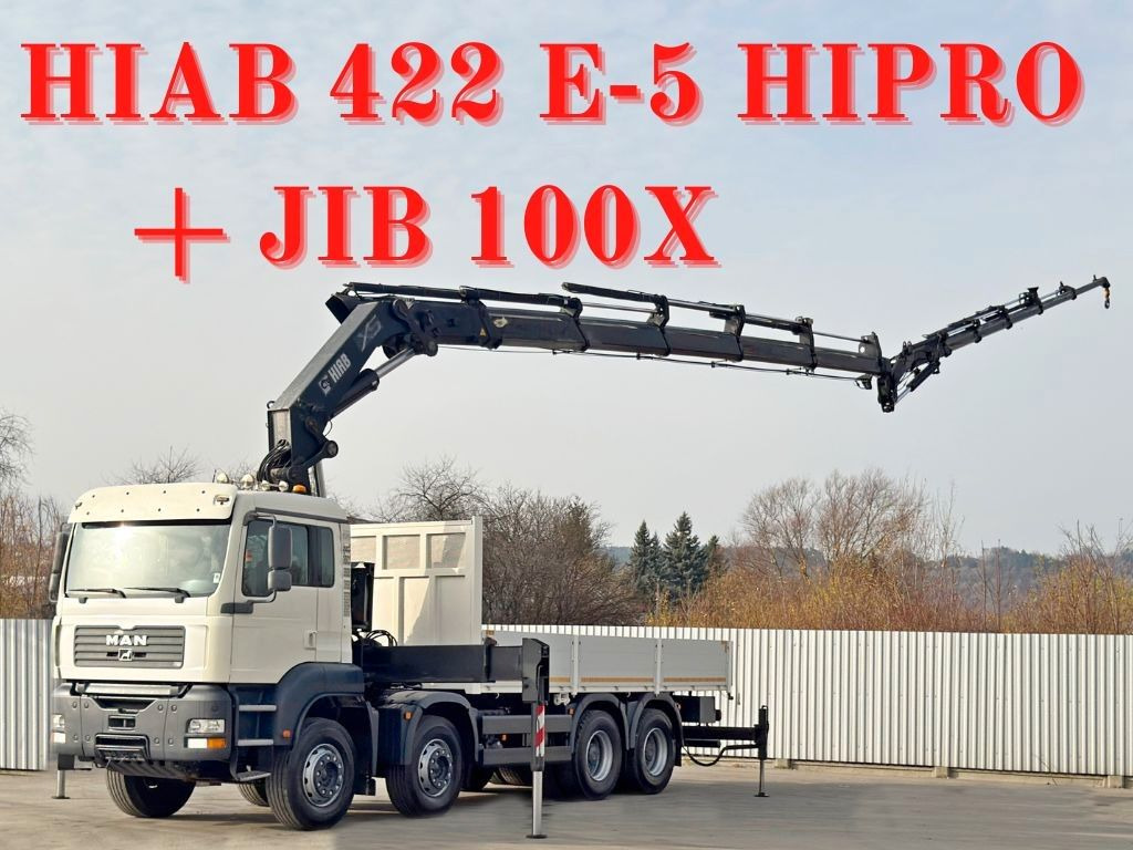 MAN TGA 35.430 * HIAB 422 E - 5 HIPRO + JIB 100X - Camion cu macara: Foto 1 MAN TGA 35.430 * HIAB 422 E - 5 HIPRO + JIB 100X - Camion cu macara: Foto 1