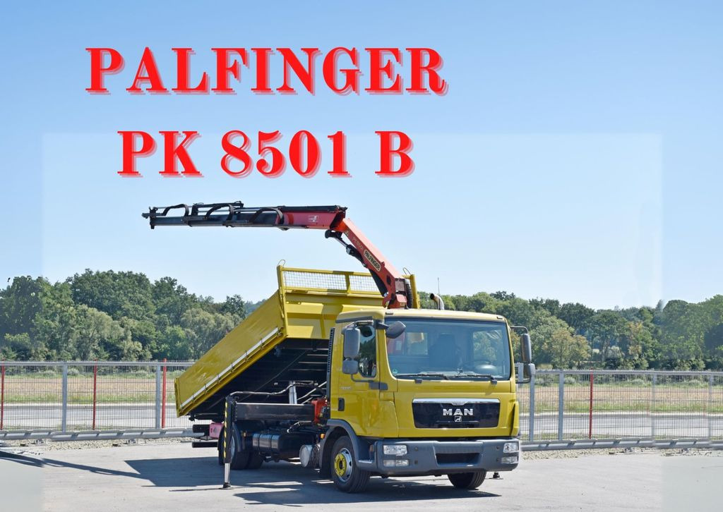 MAN TGL 12.220 Kipper 5,05 m + PK 8501 B *TOPZUSTAND MAN TGL 12.220 Kipper 5,05 m + PK 8501 B *TOPZUSTAND - Camion basculantă, Camion cu macara: Foto 1 MAN TGL 12.220 Kipper 5,05 m + PK 8501 B *TOPZUSTAND MAN TGL 12.220 Kipper 5,05 m + PK 8501 B *TOPZUSTAND - Camion basculantă, Camion cu macara: Foto 1