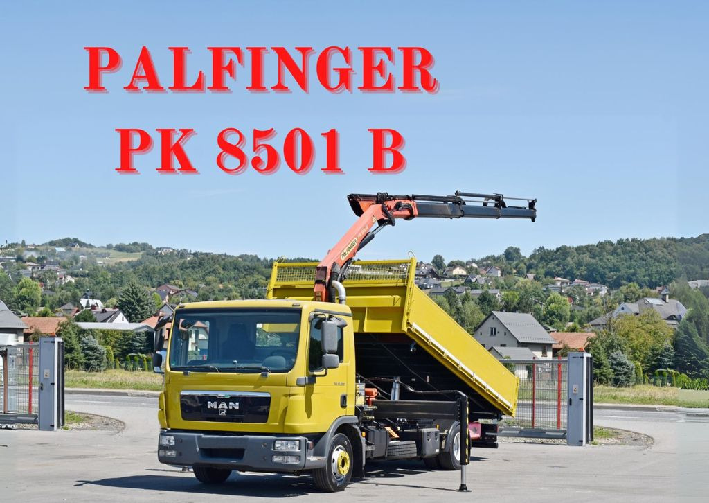 MAN TGL 12.220 Kipper 5,05 m + PK 8501 B *TOPZUSTAND MAN TGL 12.220 Kipper 5,05 m + PK 8501 B *TOPZUSTAND - Camion cu macara, Camion basculantă: Foto 1 MAN TGL 12.220 Kipper 5,05 m + PK 8501 B *TOPZUSTAND MAN TGL 12.220 Kipper 5,05 m + PK 8501 B *TOPZUSTAND - Camion cu macara, Camion basculantă: Foto 1