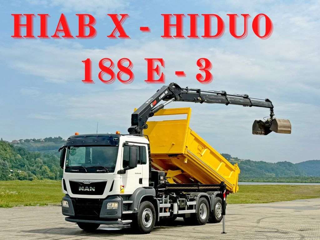 MAN TGS 26.400 * HIAB X-HIDUO 188 E-3 + FUNK * 6x4 - Camion cu macara: Foto 1 MAN TGS 26.400 * HIAB X-HIDUO 188 E-3 + FUNK * 6x4 - Camion cu macara: Foto 1