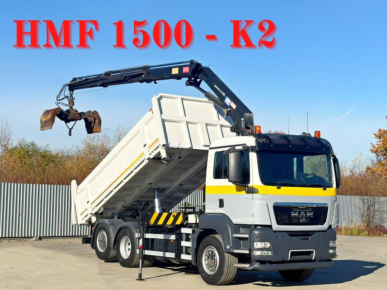 MAN TGS 28.320 * HMF 1500 - K2 * TOPZUSTAND - Camion cu macara: Foto 1 MAN TGS 28.320 * HMF 1500 - K2 * TOPZUSTAND - Camion cu macara: Foto 1