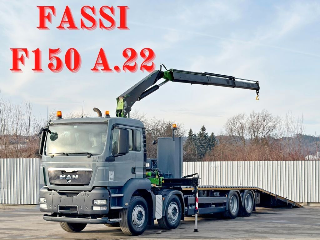 MAN TGS 35.360 * FASSI F150 A.22 + FUNK* TOPZUSTAND - Maşină de tractare: Foto 1 MAN TGS 35.360 * FASSI F150 A.22 + FUNK* TOPZUSTAND - Maşină de tractare: Foto 1