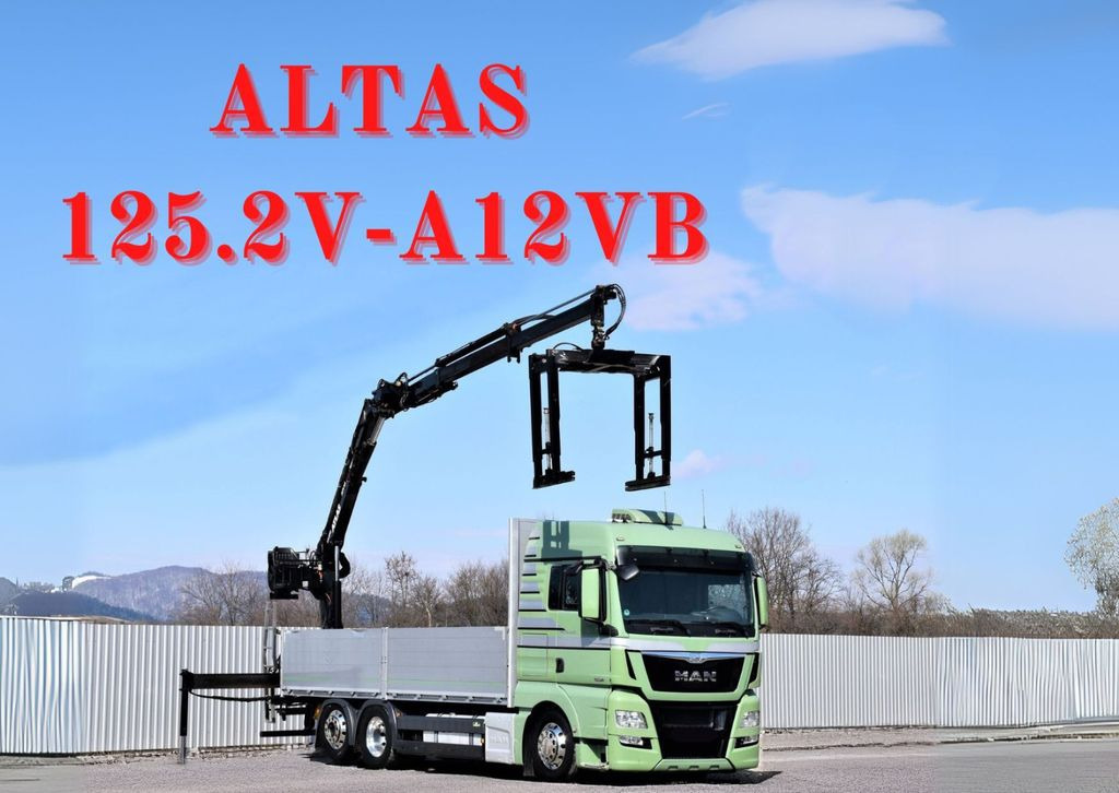 MAN TGX 26.440 Pritsche 6,60 m* ATLAS 125.2V-A12VB MAN TGX 26.440 Pritsche 6,60 m* ATLAS 125.2V-A12VB - Camion cu macara: Foto 1 MAN TGX 26.440 Pritsche 6,60 m* ATLAS 125.2V-A12VB MAN TGX 26.440 Pritsche 6,60 m* ATLAS 125.2V-A12VB - Camion cu macara: Foto 1