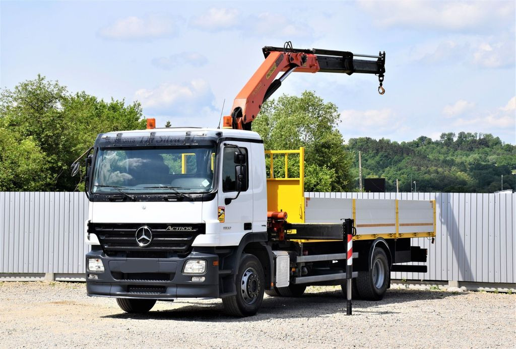 Mercedes-Benz ACTROS 1832 PRITSCHE 6,70m * PK 15500*TOPZUSTAND Mercedes-Benz ACTROS 1832 PRITSCHE 6,70m * PK 15500*TOPZUSTAND - Camion cu macara: Foto 2 Mercedes-Benz ACTROS 1832 PRITSCHE 6,70m * PK 15500*TOPZUSTAND Mercedes-Benz ACTROS 1832 PRITSCHE 6,70m * PK 15500*TOPZUSTAND - Camion cu macara: Foto 2