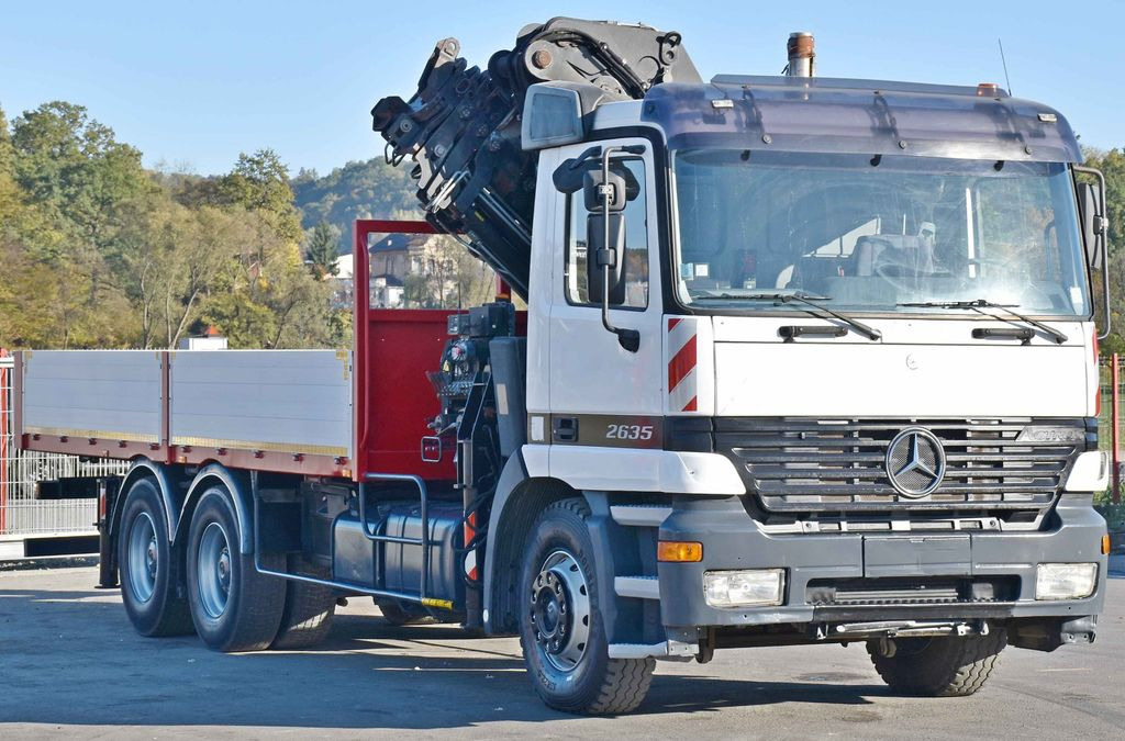Mercedes-Benz ACTROS 2635 Pritsche 6,40m + HIAB 400 E-5 + FUNK Mercedes-Benz ACTROS 2635 Pritsche 6,40m + HIAB 400 E-5 + FUNK - Camion cu macara: Foto 3 Mercedes-Benz ACTROS 2635 Pritsche 6,40m + HIAB 400 E-5 + FUNK Mercedes-Benz ACTROS 2635 Pritsche 6,40m + HIAB 400 E-5 + FUNK - Camion cu macara: Foto 3