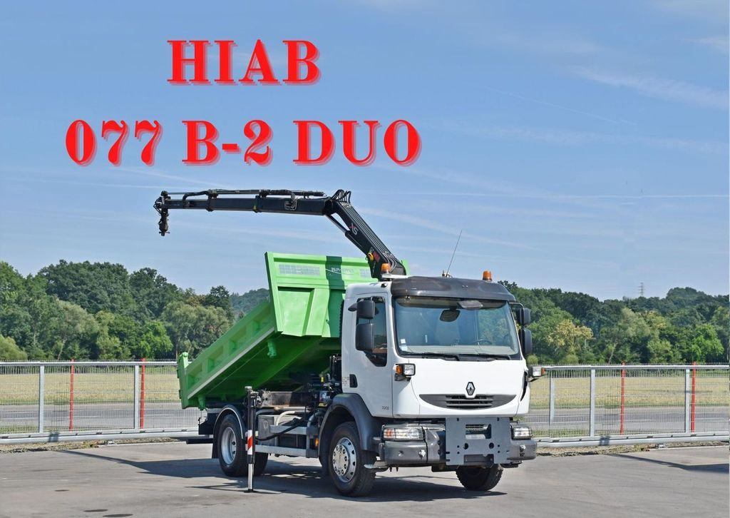Renault MIDLUM 220 DXI *KIPPER 3,80m *HIAB 077 B-2 DUO Renault MIDLUM 220 DXI *KIPPER 3,80m *HIAB 077 B-2 DUO - Camion cu macara, Camion basculantă: Foto 1 Renault MIDLUM 220 DXI *KIPPER 3,80m *HIAB 077 B-2 DUO Renault MIDLUM 220 DXI *KIPPER 3,80m *HIAB 077 B-2 DUO - Camion cu macara, Camion basculantă: Foto 1