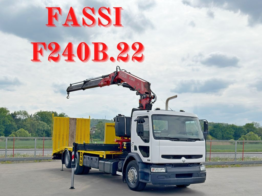 Renault PREMIUM 320 * FASSI F240B.22 + FUNK* TOP - Maşină de tractare: Foto 1 Renault PREMIUM 320 * FASSI F240B.22 + FUNK* TOP - Maşină de tractare: Foto 1