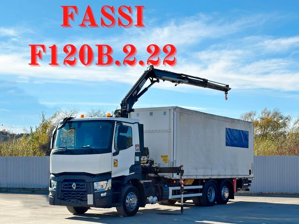 Renault T380 * FASSI F120B.2.22 + FUNK / 6x2! - Camion cu macara: Foto 1 Renault T380 * FASSI F120B.2.22 + FUNK / 6x2! - Camion cu macara: Foto 1