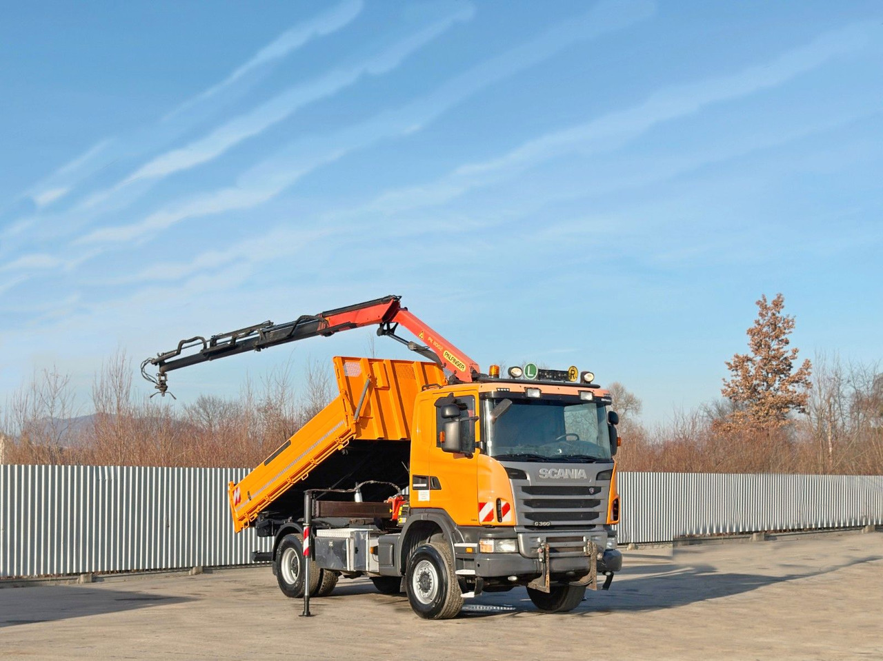 Scania G 360 * KIPPER 4,15m * PALFINGER PK 11002/ 4x4 - Camion cu macara: Foto 2 Scania G 360 * KIPPER 4,15m * PALFINGER PK 11002/ 4x4 - Camion cu macara: Foto 2