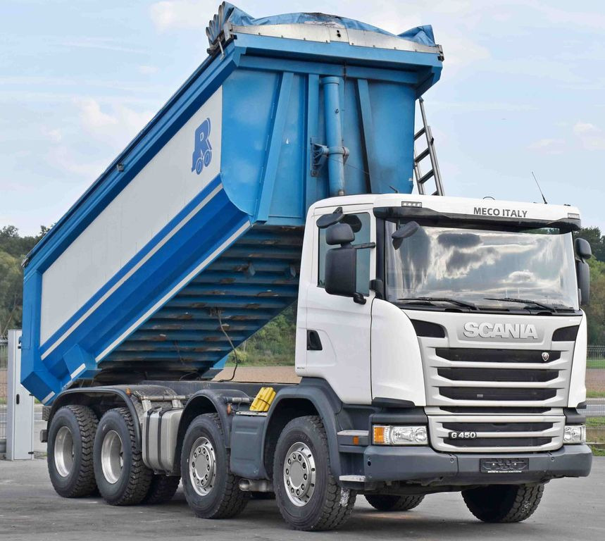 Scania G 450 * Kipper * TOPZUSTAND / 8x4 Scania G 450 * Kipper * TOPZUSTAND / 8x4 - Camion basculantă: Foto 4 Scania G 450 * Kipper * TOPZUSTAND / 8x4 Scania G 450 * Kipper * TOPZUSTAND / 8x4 - Camion basculantă: Foto 4