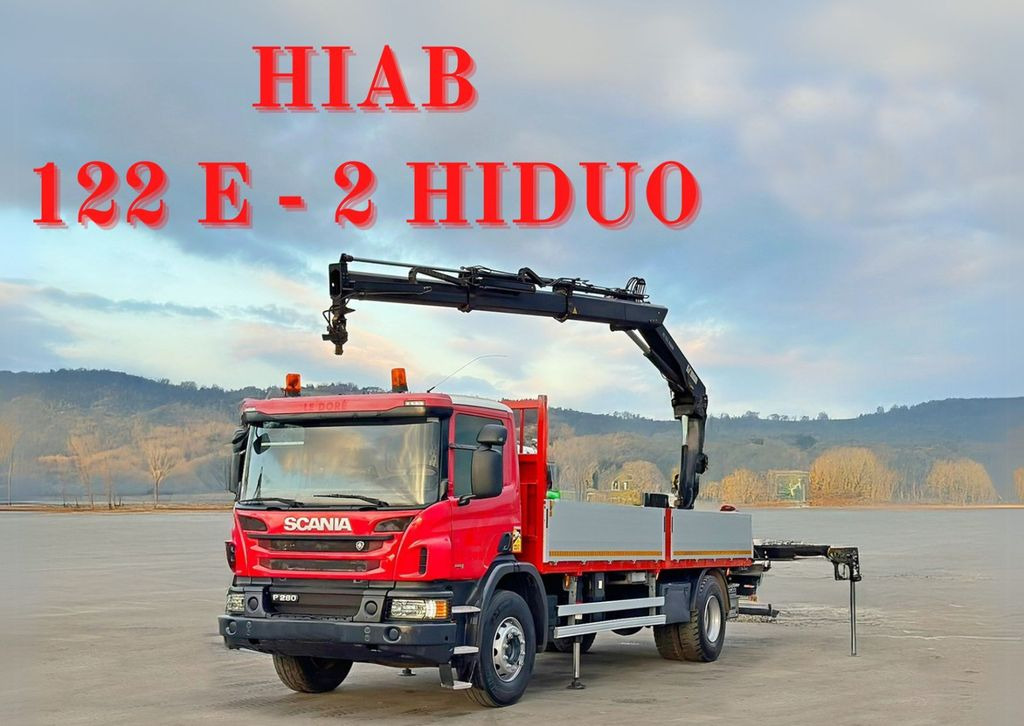 Scania P 280 * HIAB 122 E - 2 HIDUO + FUNK* TOPZUSTAND Scania P 280 * HIAB 122 E - 2 HIDUO + FUNK* TOPZUSTAND - Camion cu macara, Camion platformă: Foto 1 Scania P 280 * HIAB 122 E - 2 HIDUO + FUNK* TOPZUSTAND Scania P 280 * HIAB 122 E - 2 HIDUO + FUNK* TOPZUSTAND - Camion cu macara, Camion platformă: Foto 1