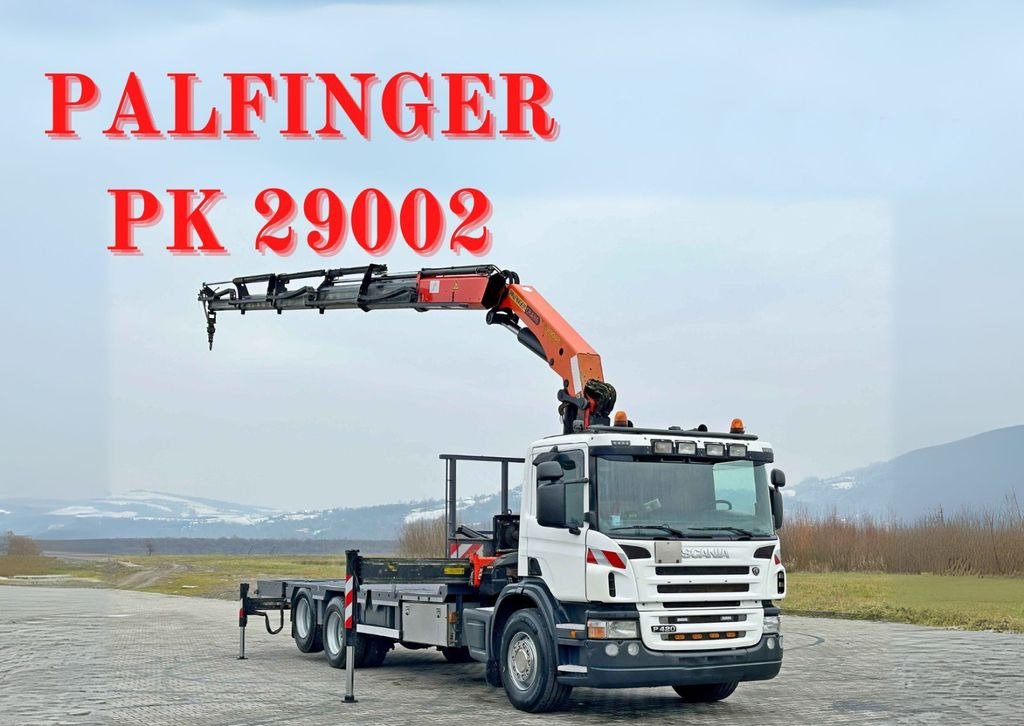 Scania P 420* PLATFORM 6,80m * PK 29002+FUNK * TOP Scania P 420* PLATFORM 6,80m * PK 29002+FUNK * TOP - Maşină de tractare: Foto 1 Scania P 420* PLATFORM 6,80m * PK 29002+FUNK * TOP Scania P 420* PLATFORM 6,80m * PK 29002+FUNK * TOP - Maşină de tractare: Foto 1