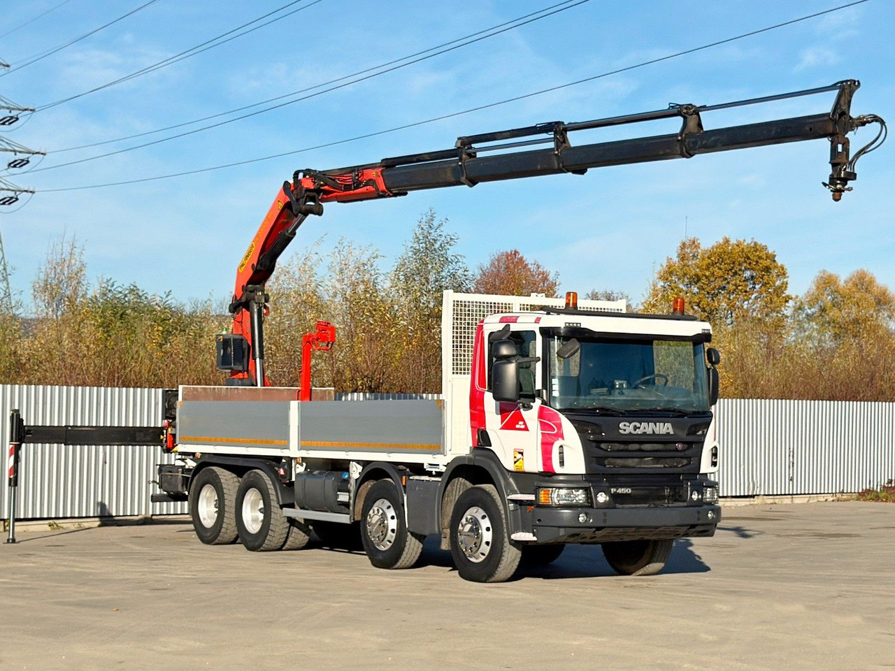 Scania P 450* PRITSCHE 6,90m * PK 23002- SH C FUNK *8x4 - Camion cu macara: Foto 2 Scania P 450* PRITSCHE 6,90m * PK 23002- SH C FUNK *8x4 - Camion cu macara: Foto 2