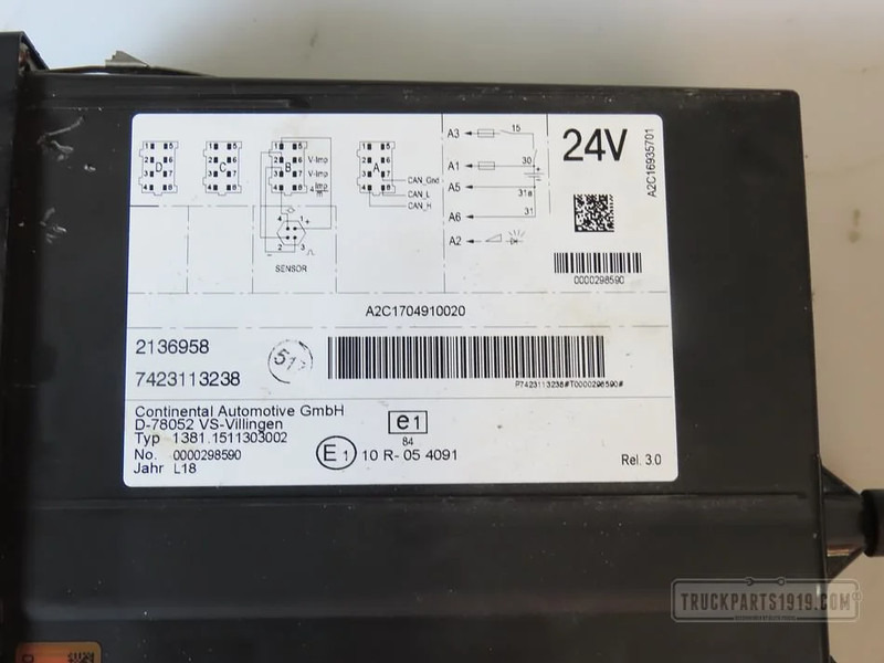 DAF Electrical System Tachograaf Rel. 3.0 DAF - Tahograf pentru Camion: Foto 2 DAF Electrical System Tachograaf Rel. 3.0 DAF - Tahograf pentru Camion: Foto 2