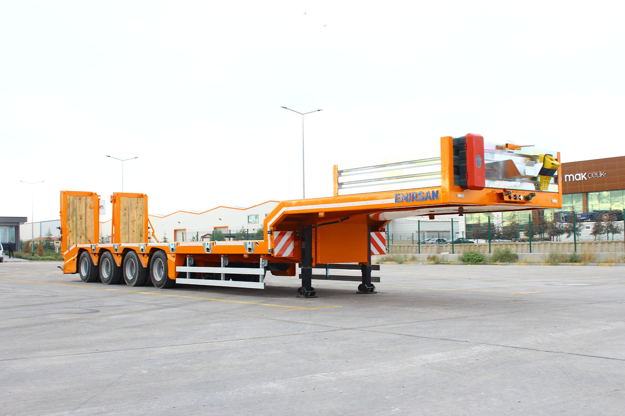 EMIRSAN 4 AXLE LOWBED SEMI TRAILER - Semiremorcă transport agabaritic: Foto 4 EMIRSAN 4 AXLE LOWBED SEMI TRAILER - Semiremorcă transport agabaritic: Foto 4