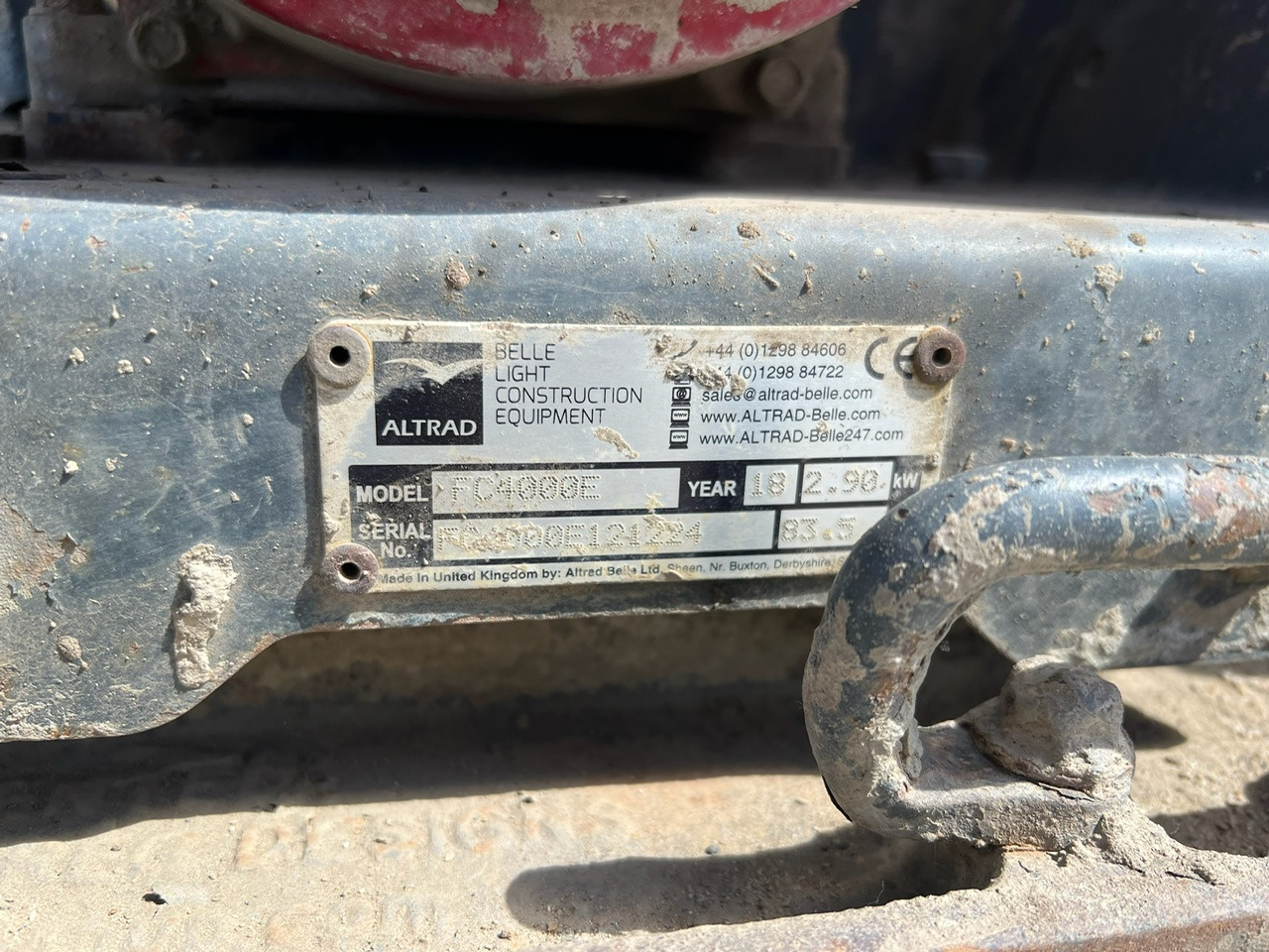 Zagęszczarka ALTRAD BELLE FC4000E PCX13/40 - Placă compactoare: Foto 4 Zagęszczarka ALTRAD BELLE FC4000E PCX13/40 - Placă compactoare: Foto 4