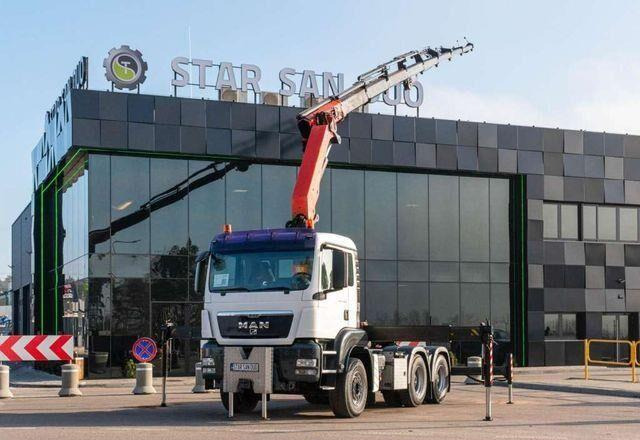 MAN TGS 33.400 6x4 PALFINGER PK 29002 Crane Winch - Cap tractor: Foto 1 MAN TGS 33.400 6x4 PALFINGER PK 29002 Crane Winch - Cap tractor: Foto 1