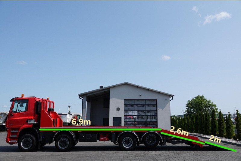 DAF CF 460 / 8x2/ LAWETA / PLATFORMA / NAJAZDY HYDRAULICZNE / WYCIĄ - Maşină de tractare: Foto 5 DAF CF 460 / 8x2/ LAWETA / PLATFORMA / NAJAZDY HYDRAULICZNE / WYCIĄ - Maşină de tractare: Foto 5
