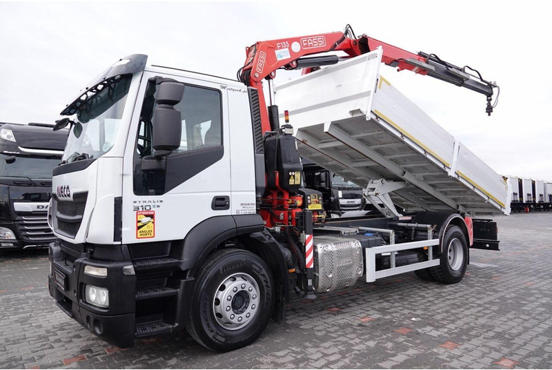 Iveco STRALIS / 310 / 4x2 /WYWROTKA - 5,3 M / HDS FASSI 135 - 8 M / E - Camion basculantă: Foto 2 Iveco STRALIS / 310 / 4x2 /WYWROTKA - 5,3 M / HDS FASSI 135 - 8 M / E - Camion basculantă: Foto 2