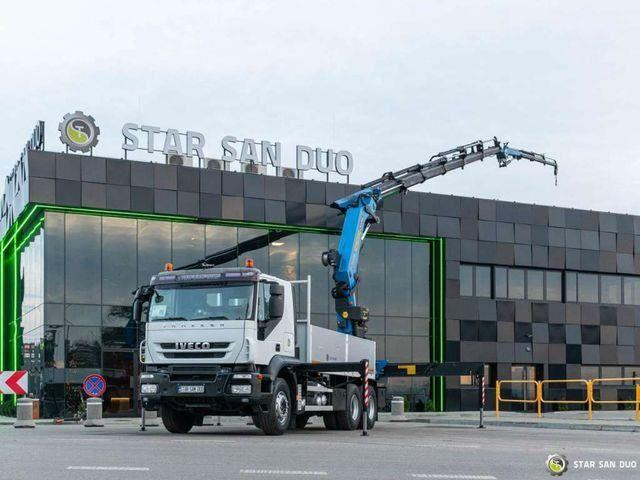 Iveco TRAKKER 410 6x4 PALFINGER PK 36002 Fly Jib Cran - Camion platformă, Camion cu macara: Foto 1 Iveco TRAKKER 410 6x4 PALFINGER PK 36002 Fly Jib Cran - Camion platformă, Camion cu macara: Foto 1