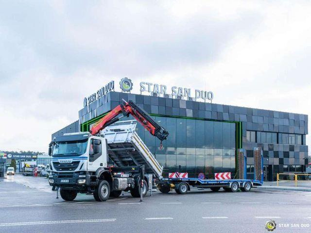 Iveco TRAKKER 450 4x4 PALFINGER PK 23001 EH Crane Kra - Camion basculantă, Camion cu macara: Foto 1 Iveco TRAKKER 450 4x4 PALFINGER PK 23001 EH Crane Kra - Camion basculantă, Camion cu macara: Foto 1
