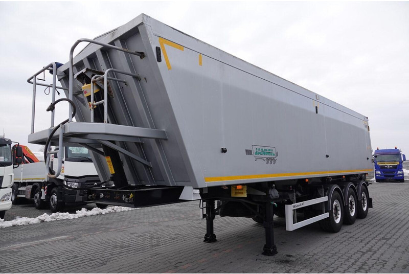 Janmil WYWROTKA / 42 m3 / TYŁ KLAPA / SAF / OŚ PODNOSZONA / ALUFELGI / - Semiremorcă basculantă: Foto 2 Janmil WYWROTKA / 42 m3 / TYŁ KLAPA / SAF / OŚ PODNOSZONA / ALUFELGI / - Semiremorcă basculantă: Foto 2