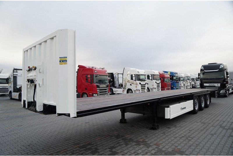 Krone / NACZEPA PLATFORMA / OŚ PODNOSZONA / KOSZ NA PALETY - Semiremorcă platformă: Foto 3 Krone / NACZEPA PLATFORMA / OŚ PODNOSZONA / KOSZ NA PALETY - Semiremorcă platformă: Foto 3