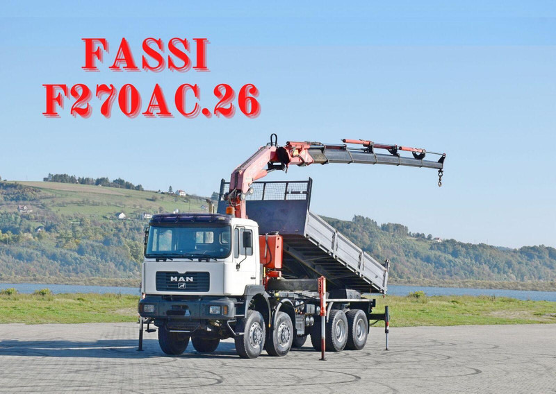 MAN 41.460 *FASSI F270AC.26 * 8x8 ! TOPZUSTAND - Camion basculantă, Camion cu macara: Foto 1 MAN 41.460 *FASSI F270AC.26 * 8x8 ! TOPZUSTAND - Camion basculantă, Camion cu macara: Foto 1
