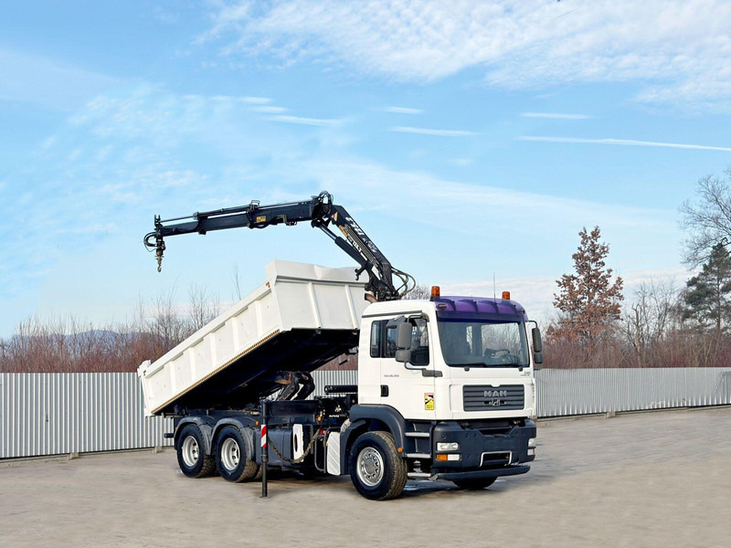 MAN TGA 26.350 * KIPPER 4,90m + TEREX ATLAS * 6x4 * - Camion platformă, Camion cu macara: Foto 2 MAN TGA 26.350 * KIPPER 4,90m + TEREX ATLAS * 6x4 * - Camion platformă, Camion cu macara: Foto 2