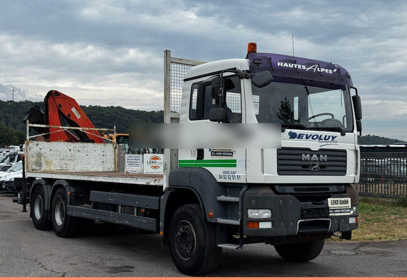 MAN TGA 33.360 - Camion platformă, Camion cu macara: Foto 1 MAN TGA 33.360 - Camion platformă, Camion cu macara: Foto 1