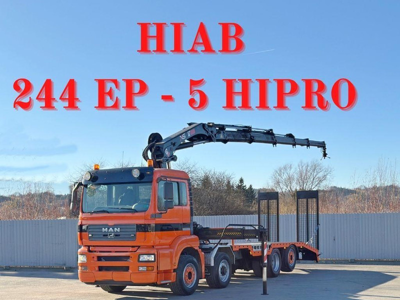 MAN TGA 35.480 / HIAB 244 EP - 5 HIPRO - Maşină de tractare: Foto 1 MAN TGA 35.480 / HIAB 244 EP - 5 HIPRO - Maşină de tractare: Foto 1
