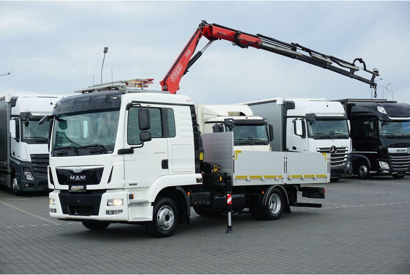 MAN TGL / 12.250 / SKRZYNIOWY + HDS / FASSI F 65 / PILOT - Camion platformă, Camion cu macara: Foto 1 MAN TGL / 12.250 / SKRZYNIOWY + HDS / FASSI F 65 / PILOT - Camion platformă, Camion cu macara: Foto 1