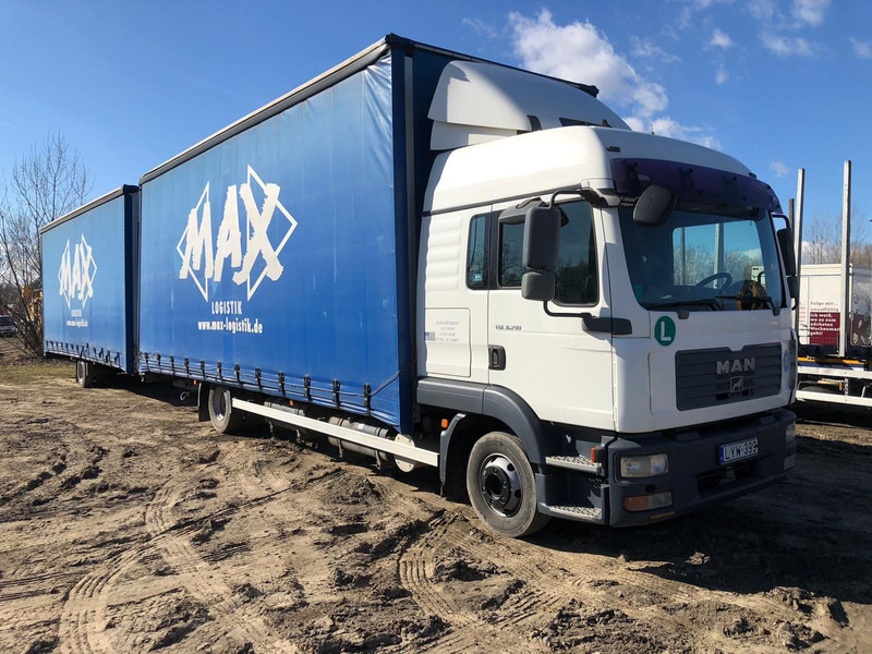 MAN TGL 8.210 Pritsche - TOP ZUSTAND - Camion cu prelată: Foto 1 MAN TGL 8.210 Pritsche - TOP ZUSTAND - Camion cu prelată: Foto 1