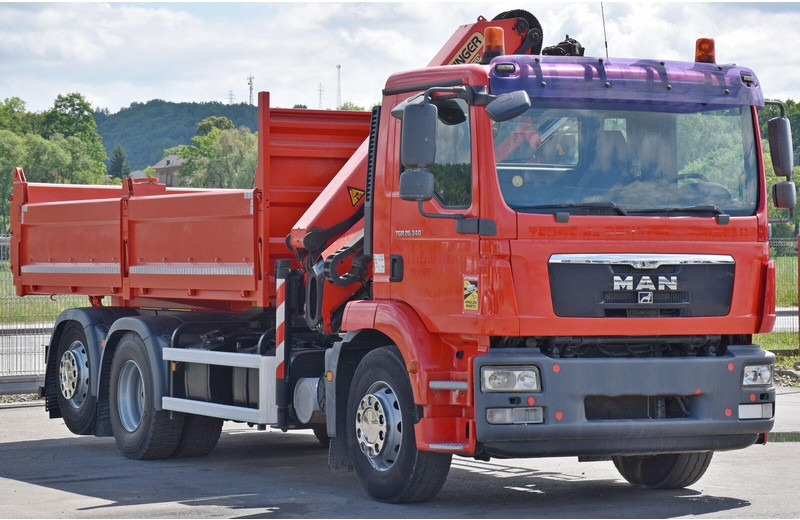 MAN TGM 26.340 - Camion basculantă, Camion cu macara: Foto 4 MAN TGM 26.340 - Camion basculantă, Camion cu macara: Foto 4
