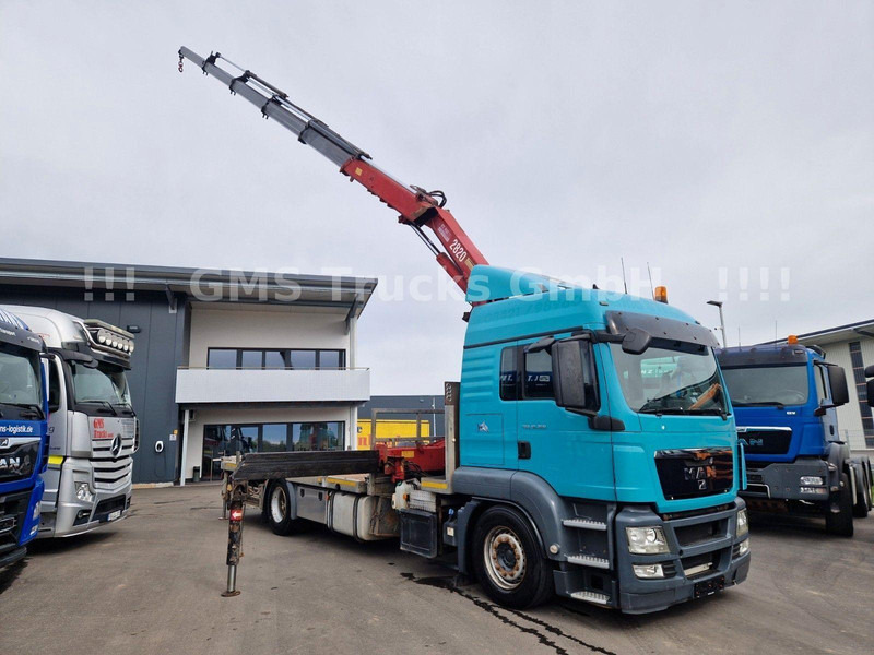 MAN TGS 18.360 Platform Crane HMF 2820 - Camion platformă, Camion cu macara: Foto 3 MAN TGS 18.360 Platform Crane HMF 2820 - Camion platformă, Camion cu macara: Foto 3