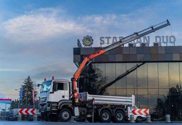 MAN TGS 26.360 6x6 PALFINGER PK 18001 EH Crane Kipe - Camion basculantă, Camion cu macara: Foto 3 MAN TGS 26.360 6x6 PALFINGER PK 18001 EH Crane Kipe - Camion basculantă, Camion cu macara: Foto 3