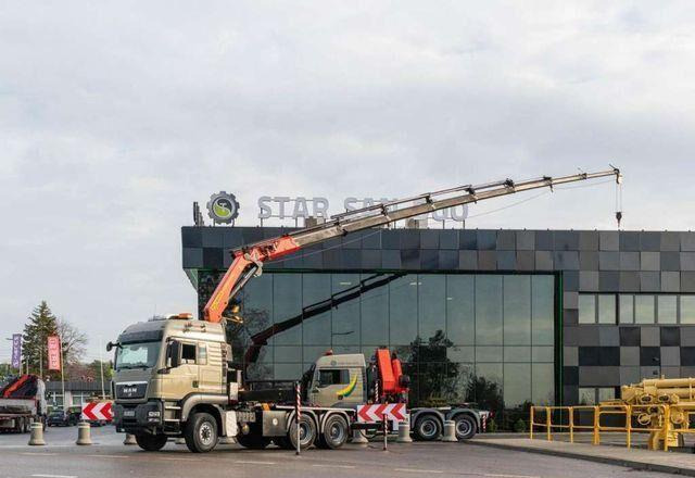 MAN TGS 26.480 6x6 PALFINGER PK 34002 SH Crane Winc - Camion platformă, Camion cu macara: Foto 3 MAN TGS 26.480 6x6 PALFINGER PK 34002 SH Crane Winc - Camion platformă, Camion cu macara: Foto 3