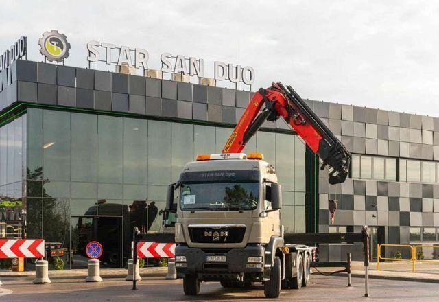 MAN TGS 26.480 6x6 PALFINGER PK 34002 SH Crane Winc - Camion platformă, Camion cu macara: Foto 4 MAN TGS 26.480 6x6 PALFINGER PK 34002 SH Crane Winc - Camion platformă, Camion cu macara: Foto 4