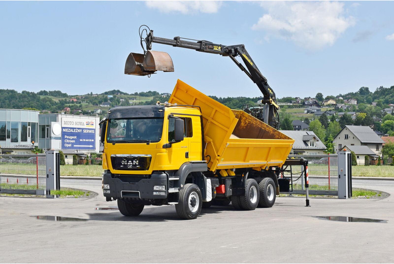 MAN TGS 33.480 - Camion basculantă, Camion cu macara: Foto 3 MAN TGS 33.480 - Camion basculantă, Camion cu macara: Foto 3