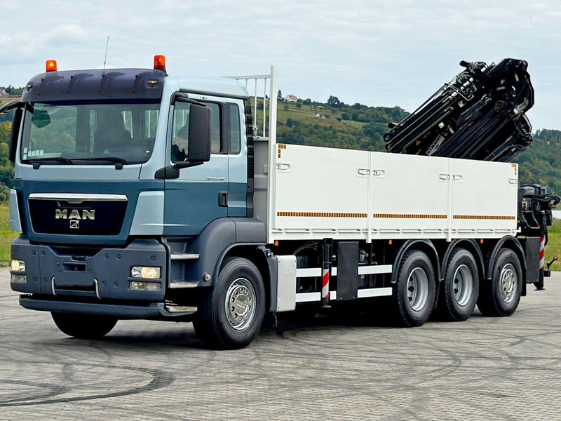 MAN TGS 35.400*HIAB 377 E-5 HIPRO+JIB 70X-3FUNK /8x4 - Camion platformă, Camion cu macara: Foto 3 MAN TGS 35.400*HIAB 377 E-5 HIPRO+JIB 70X-3FUNK /8x4 - Camion platformă, Camion cu macara: Foto 3