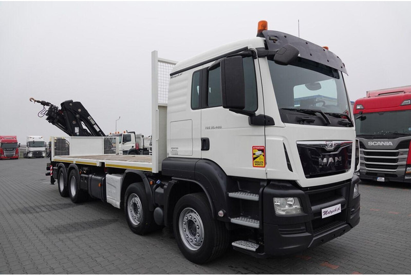 Camion platformă, Camion cu macara MAN TGS 35.480: Foto 15 Camion platformă, Camion cu macara MAN TGS 35.480: Foto 15