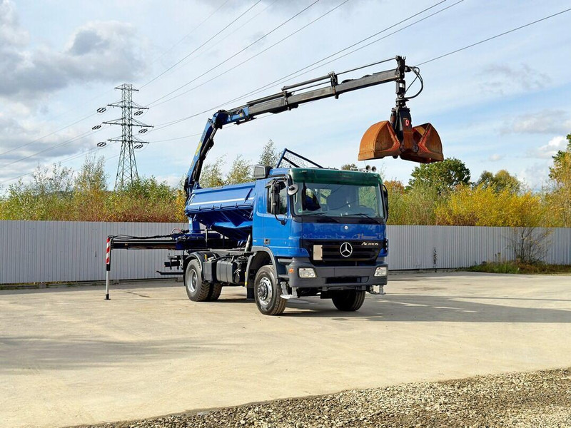 Mercedes-Benz ACTROS 1841 * PK 10501 + FUNK * TOP * 4x4 - Camion basculantă, Camion cu macara: Foto 4 Mercedes-Benz ACTROS 1841 * PK 10501 + FUNK * TOP * 4x4 - Camion basculantă, Camion cu macara: Foto 4