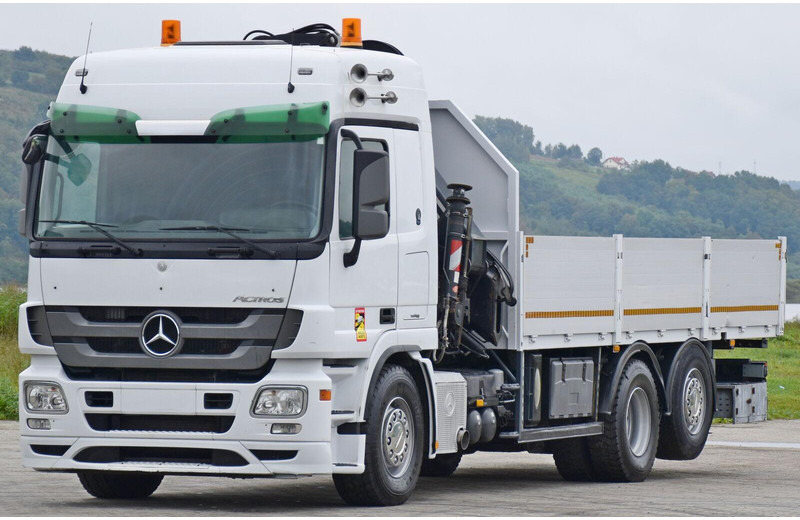 Mercedes-Benz ACTROS 2544 - Camion platformă, Camion cu macara: Foto 3 Mercedes-Benz ACTROS 2544 - Camion platformă, Camion cu macara: Foto 3
