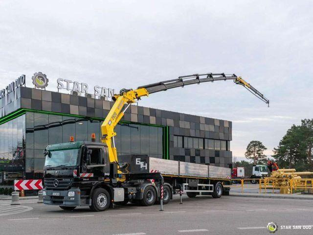 Mercedes-Benz ACTROS 2641 6x4 HMF 2820 K6 Fly Ji - Camion platformă, Camion cu macara: Foto 3 Mercedes-Benz ACTROS 2641 6x4 HMF 2820 K6 Fly Ji - Camion platformă, Camion cu macara: Foto 3