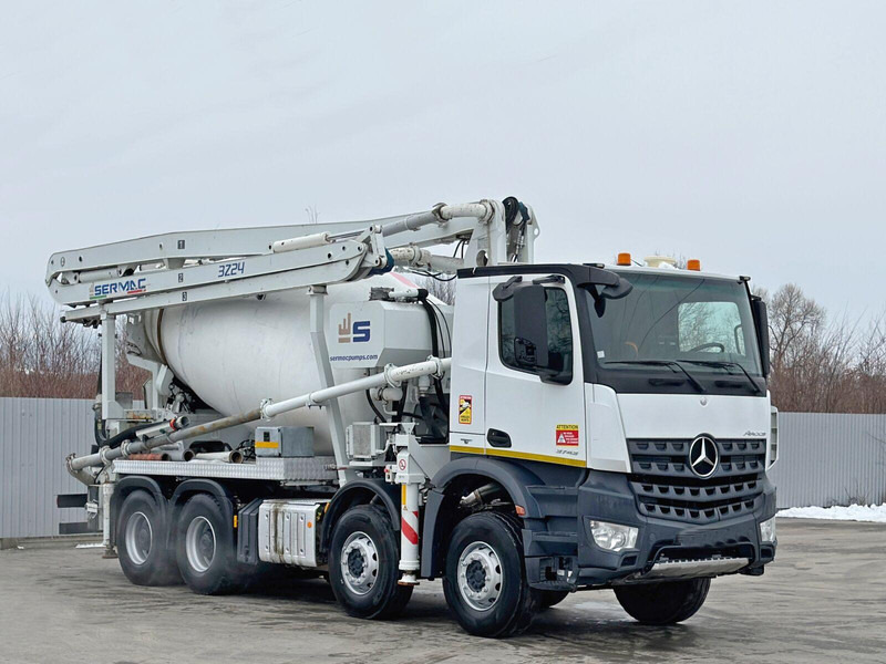Mercedes-Benz AROCS 3743 - Autopompă de beton: Foto 1 Mercedes-Benz AROCS 3743 - Autopompă de beton: Foto 1