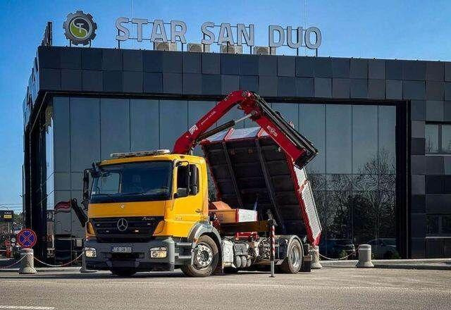 Camion basculantă, Camion cu macara Mercedes-Benz AXOR 1824 4x2 HMF 975 HDS Crane Rotator Kipper: Foto 6 Camion basculantă, Camion cu macara Mercedes-Benz AXOR 1824 4x2 HMF 975 HDS Crane Rotator Kipper: Foto 6