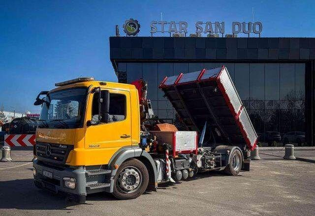 Camion basculantă, Camion cu macara Mercedes-Benz AXOR 1824 4x2 HMF 975 HDS Crane Rotator Kipper: Foto 8 Camion basculantă, Camion cu macara Mercedes-Benz AXOR 1824 4x2 HMF 975 HDS Crane Rotator Kipper: Foto 8
