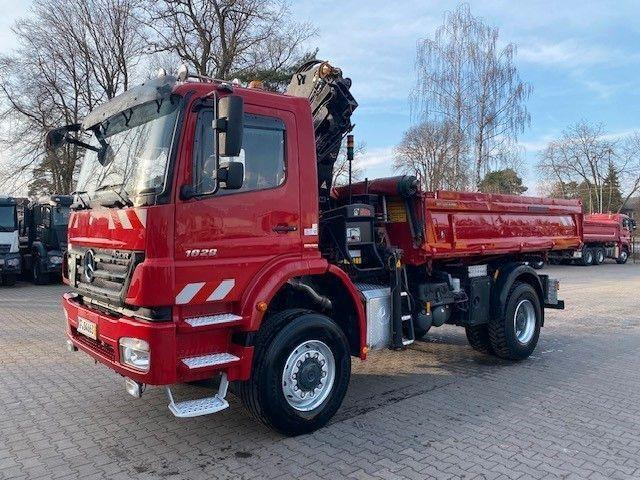 Mercedes-Benz AXOR 1829 - Camion basculantă, Camion cu macara: Foto 4 Mercedes-Benz AXOR 1829 - Camion basculantă, Camion cu macara: Foto 4