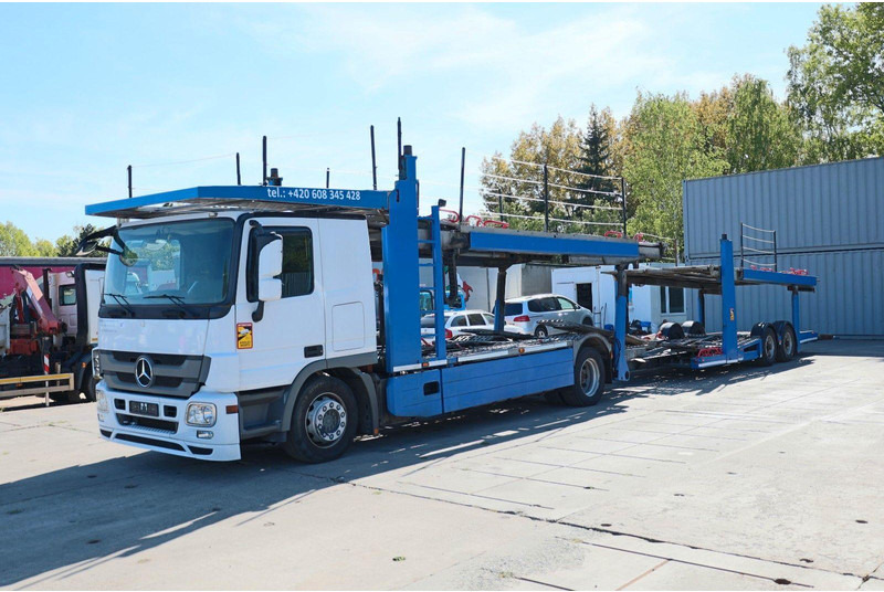 Mercedes-Benz Actros 1841 Car transporter + Trailer - Camion transport auto: Foto 1 Mercedes-Benz Actros 1841 Car transporter + Trailer - Camion transport auto: Foto 1