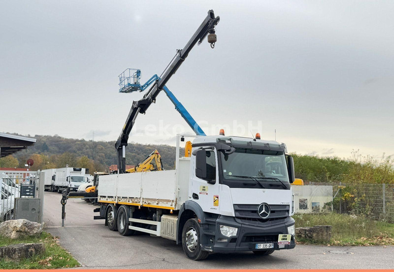 Mercedes-Benz Antos 2540 - Camion platformă, Camion cu macara: Foto 2 Mercedes-Benz Antos 2540 - Camion platformă, Camion cu macara: Foto 2